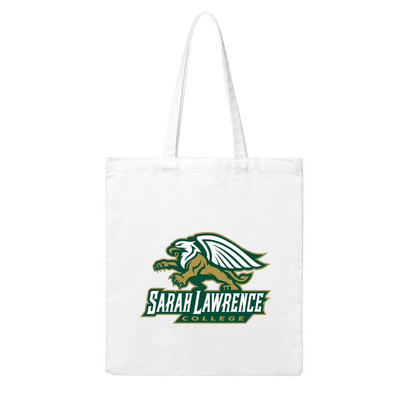 Sarah Lawrence College Griffin Athletic Logo Cotton Tote Bag