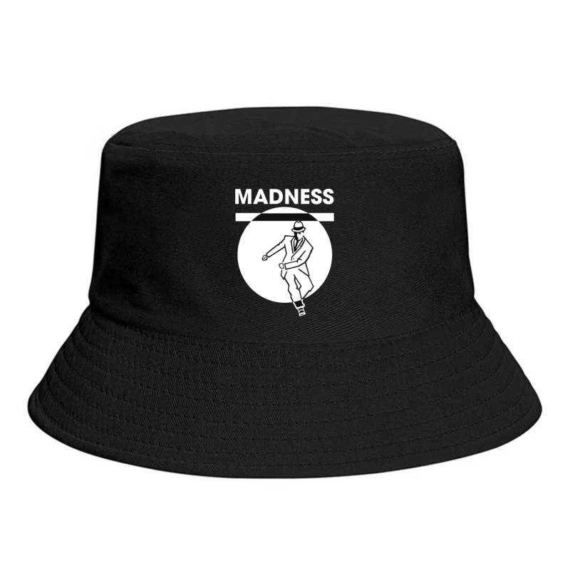 Ska Dance Madness Silhouette Logo Bucket Hat