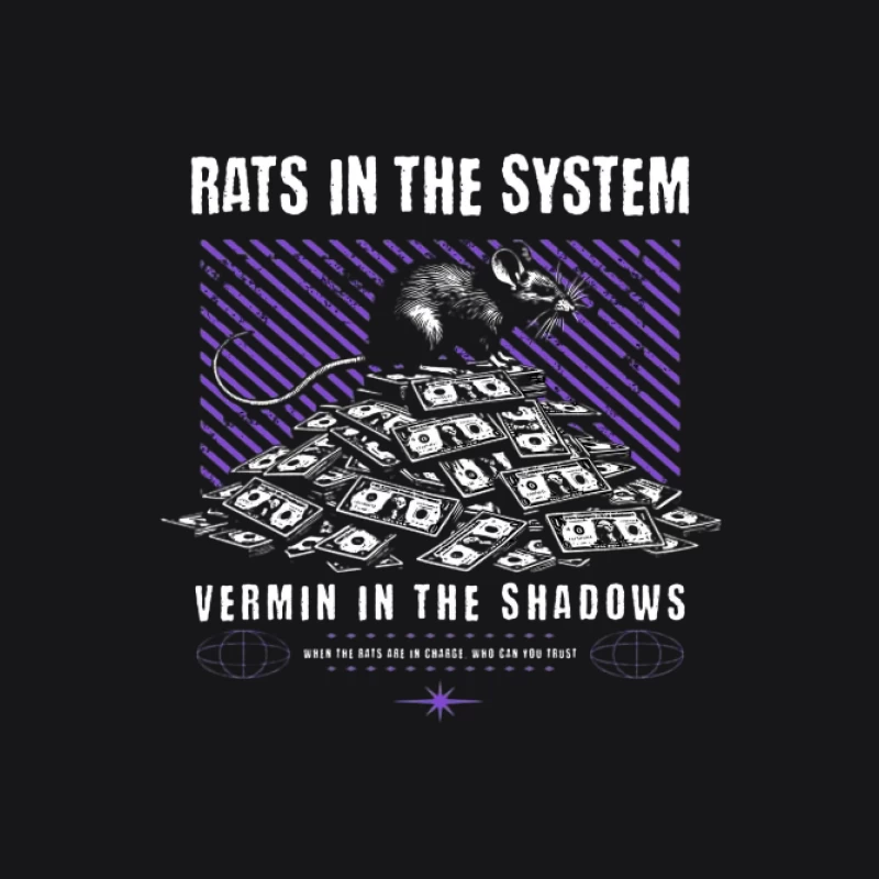 Ratten im System: Korruption im Schatten Damen Pullover Hoodie