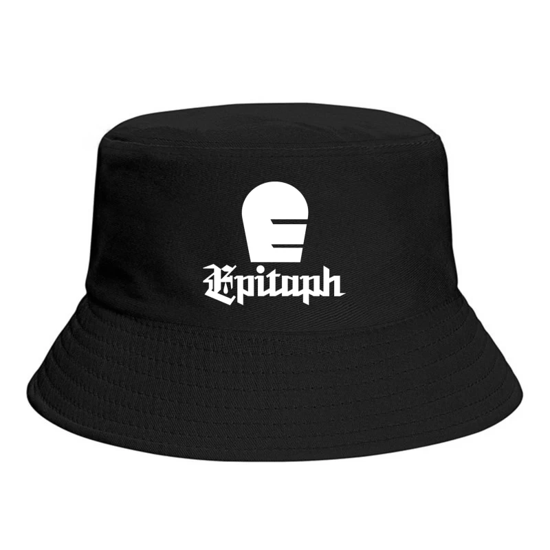 Minimalist Epitaph Records Logo Outline Bucket Hat