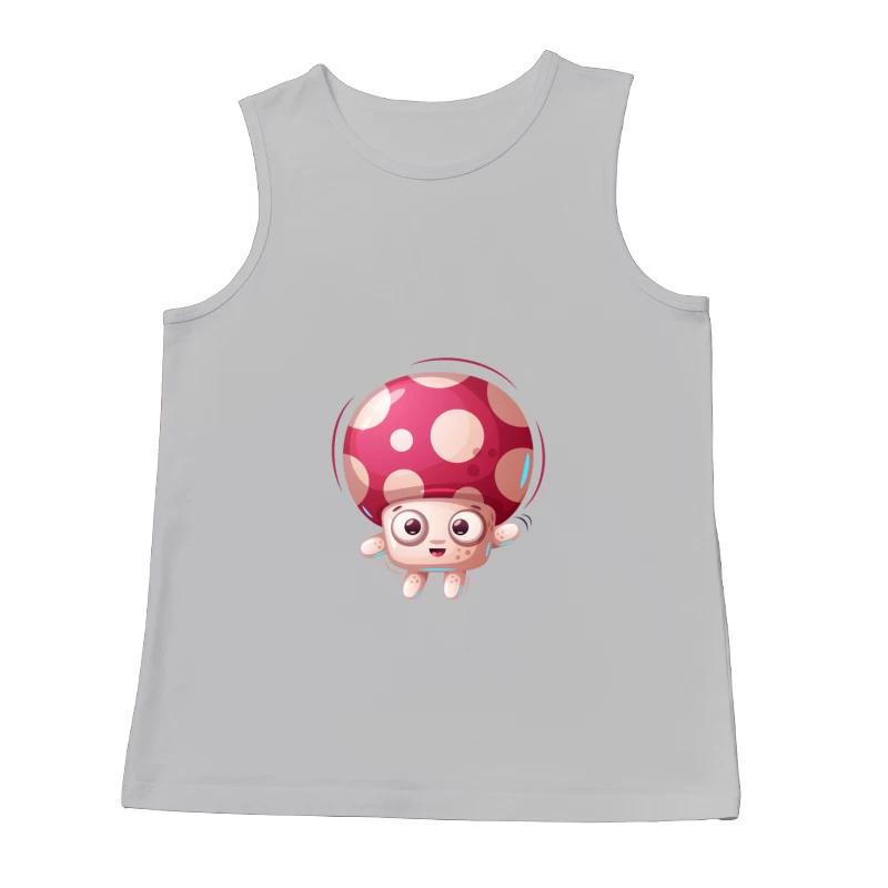 Champignon Kawaii Heureux Homme Débardeur