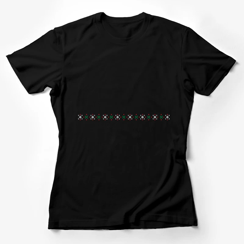Motif géométrique festif Femme T-Shirt