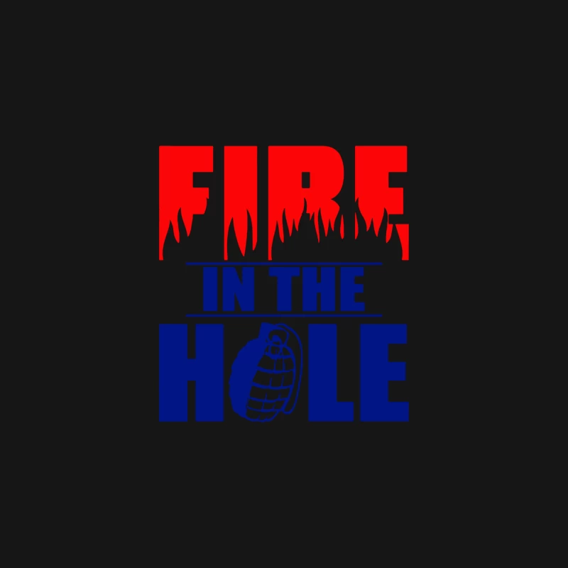 Fire in the Hole Desk Mat