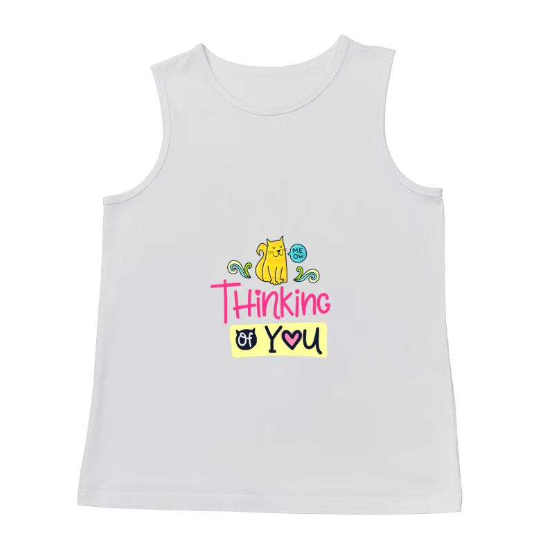Denken an dich mit Kätzchen Herren Tanktops
