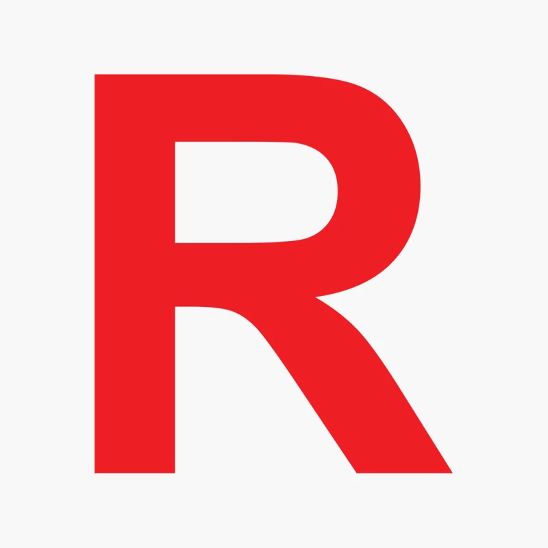 Team Rocket R Tee Cotton Tote Bag