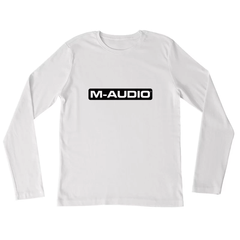 M-Audio Professional Audio Equipment Brand Logo Female Long Sleeve T-Shirt