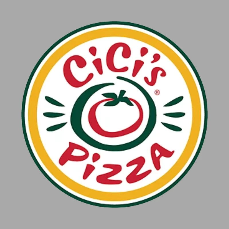 CiCi's Pizza Restaurant Chain Logo with Tomato Symbol Female Pullover Hoodie