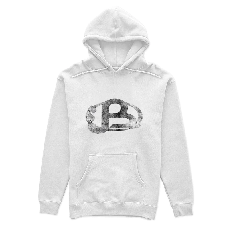 Graffiti-Stil Buchstabenlogo Damen Pullover Hoodie