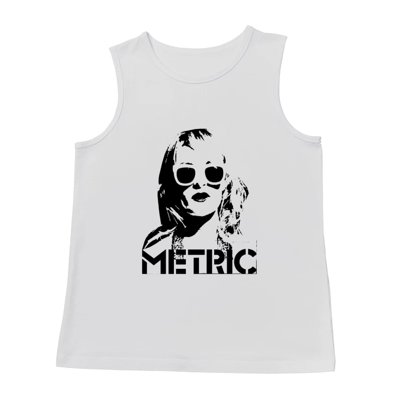 Metric Band Male Tank Top