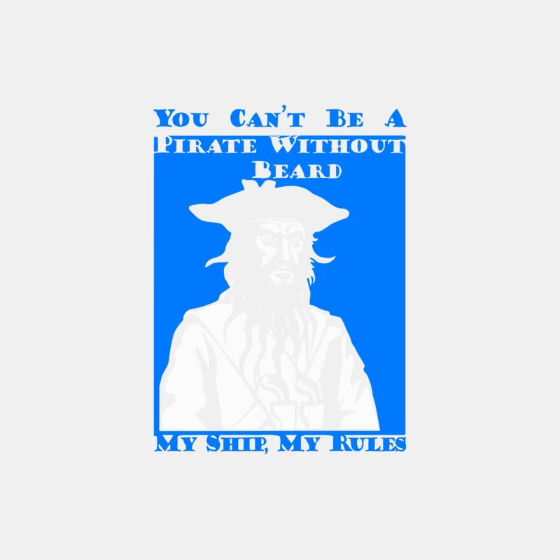 Teach You Cant Be a Pirate without a Beard Male Tank Top