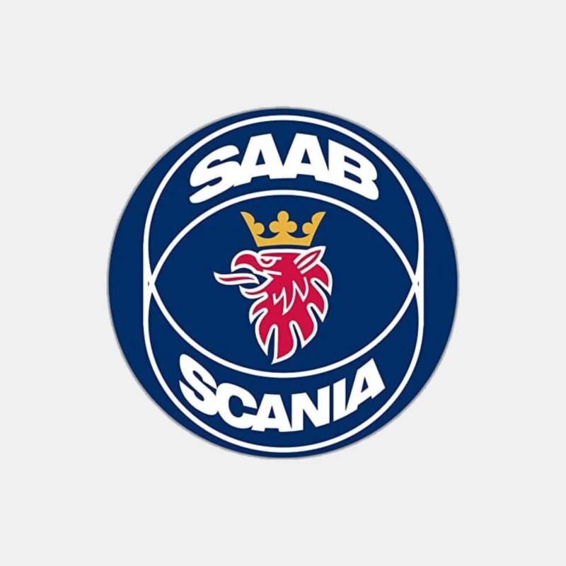 Classic Saab badge Male Tank Top