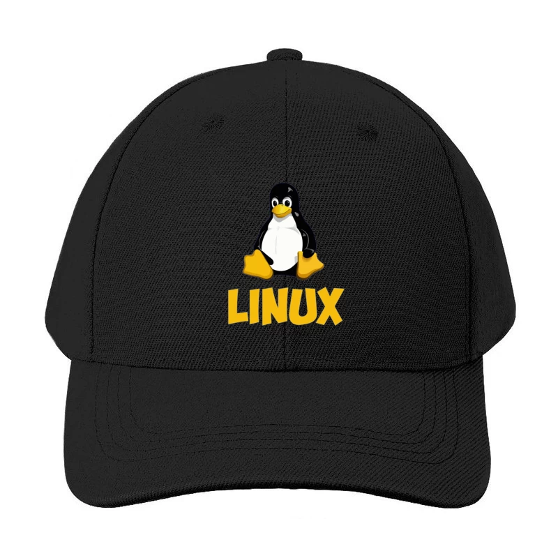 Tux: The Linux Operating System Mascot Logo Baseball Cap