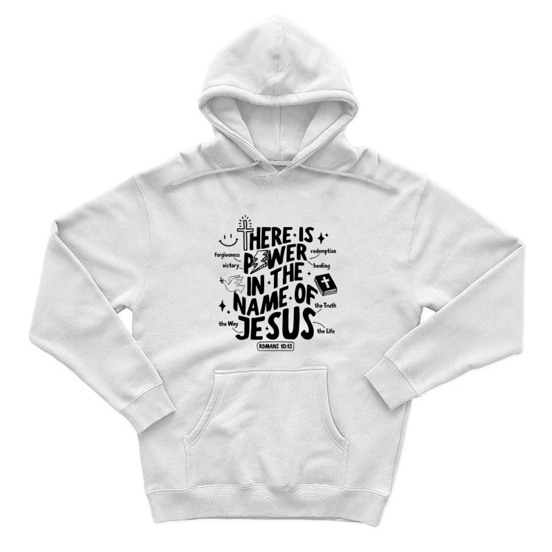 Puissance du nom de Jésus Homme Sweat à capuche