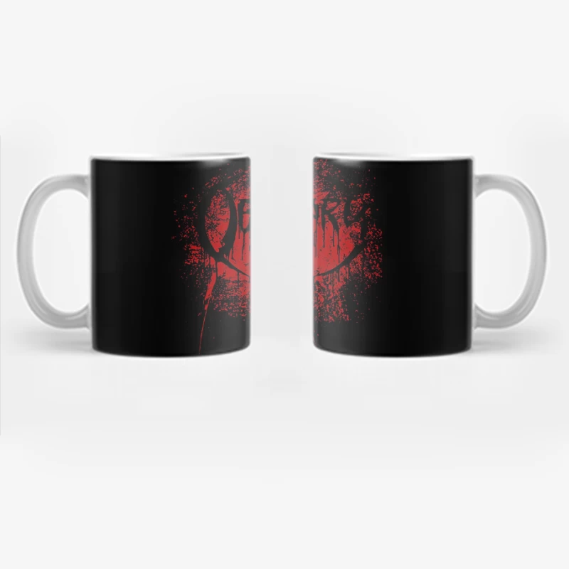 Obituary Red Blood Coffee Mug