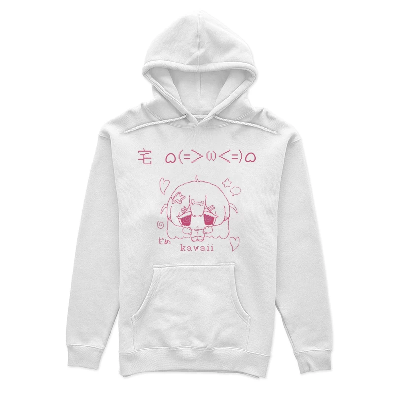 Süßes Anime-Mädchen Zeichnung Damen Pullover Hoodie