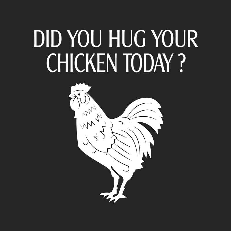 Humour et Affection pour les Poulets Femme Sweat-shirt à enfiler