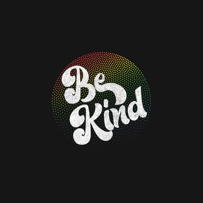 Be Kind  Retro Positivity Design Desk Mat