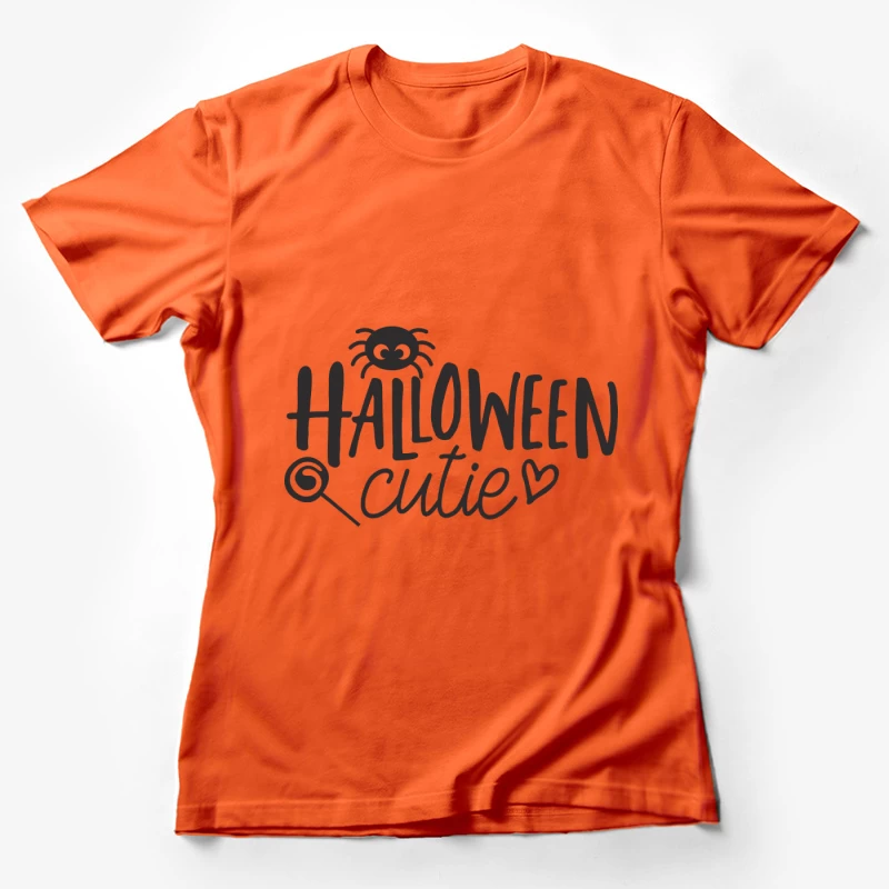 Design Halloween mignon avec une araignée Femme T-Shirt