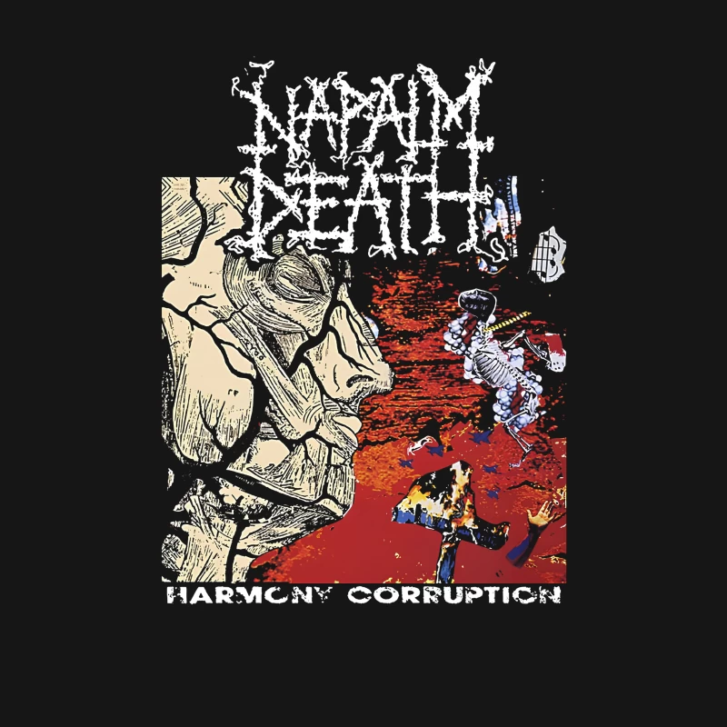 Napalm Death Harmony Coruption Male T-Shirt