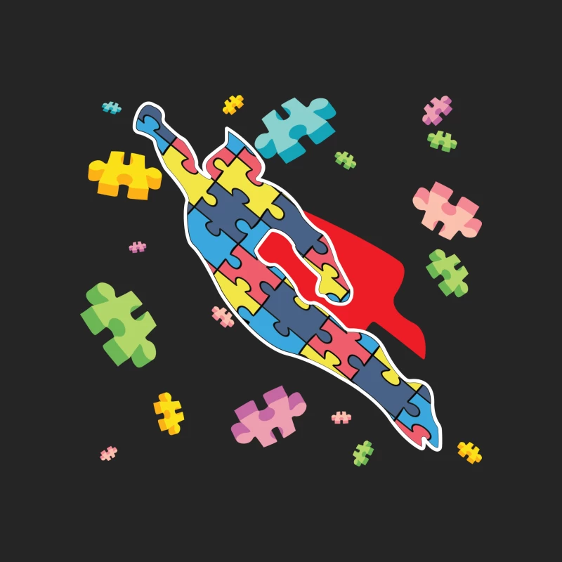 Super-héros en puzzle Homme Sweat-shirt à enfiler
