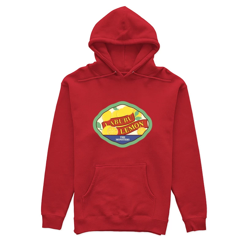 Labubu Zitrone Etikett Damen Pullover Hoodie