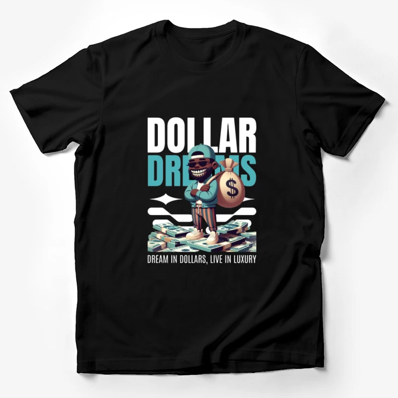 Rêves en Dollars: Vie de Luxe Homme T-Shirt