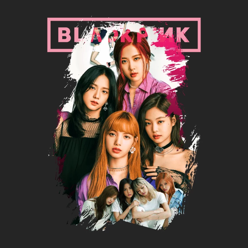 Blackpink: Iconic K-Pop Music Group Male Pullover Sweatshirt