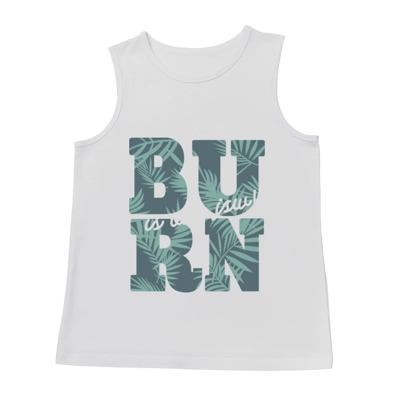 Grafischer Palmen-Text Herren Tanktops