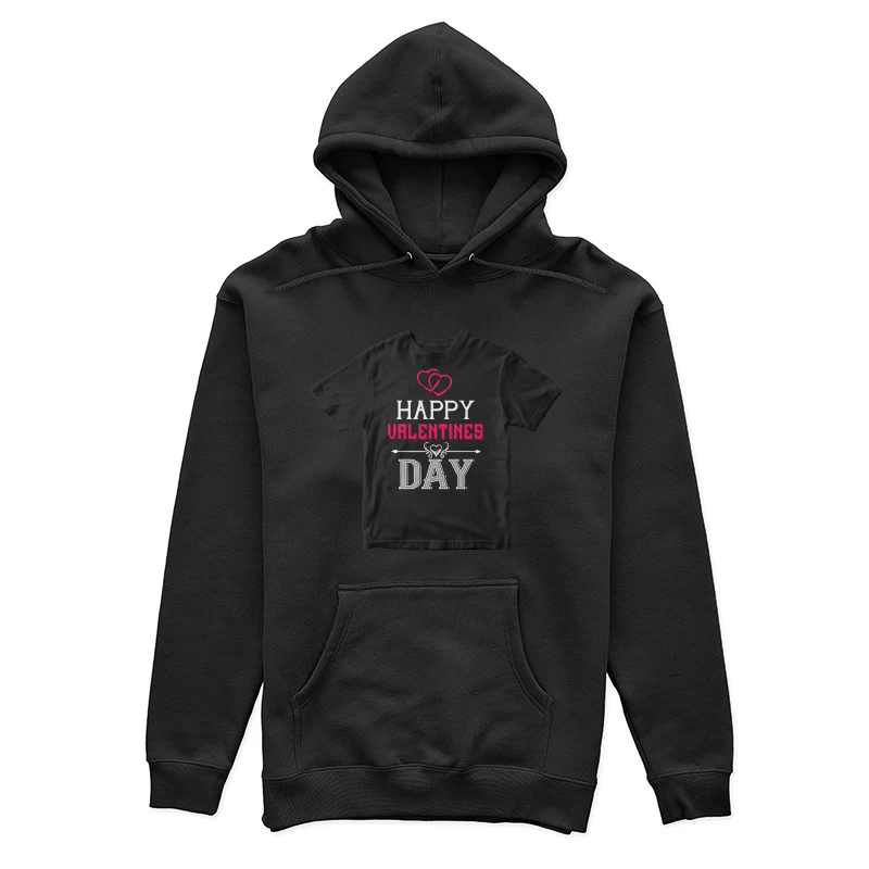 T-shirt Saint-Valentin avec coeurs et message Femme Sweat à capuche