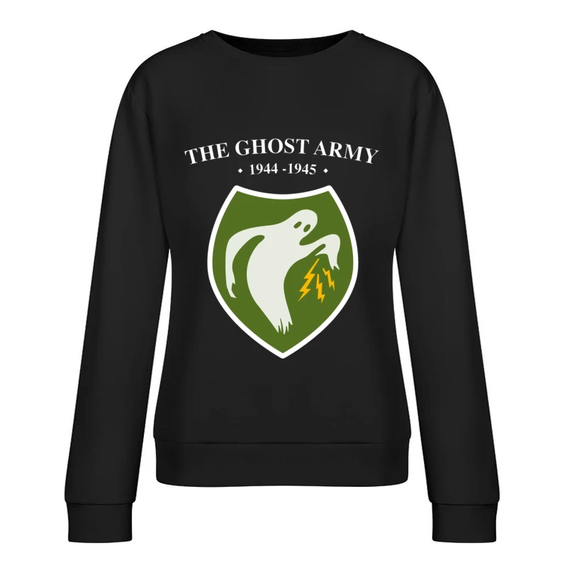 Ghost Army Tactical Deception Unit Insignia (1944-1945) Female Pullover Sweatshirt