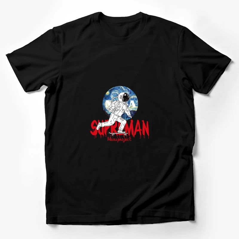 Superman Mars Projekt Astronaut Herren T-Shirt