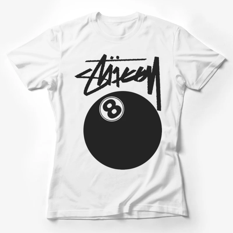 Stussy Logo mit Billardkugel Damen T-Shirt