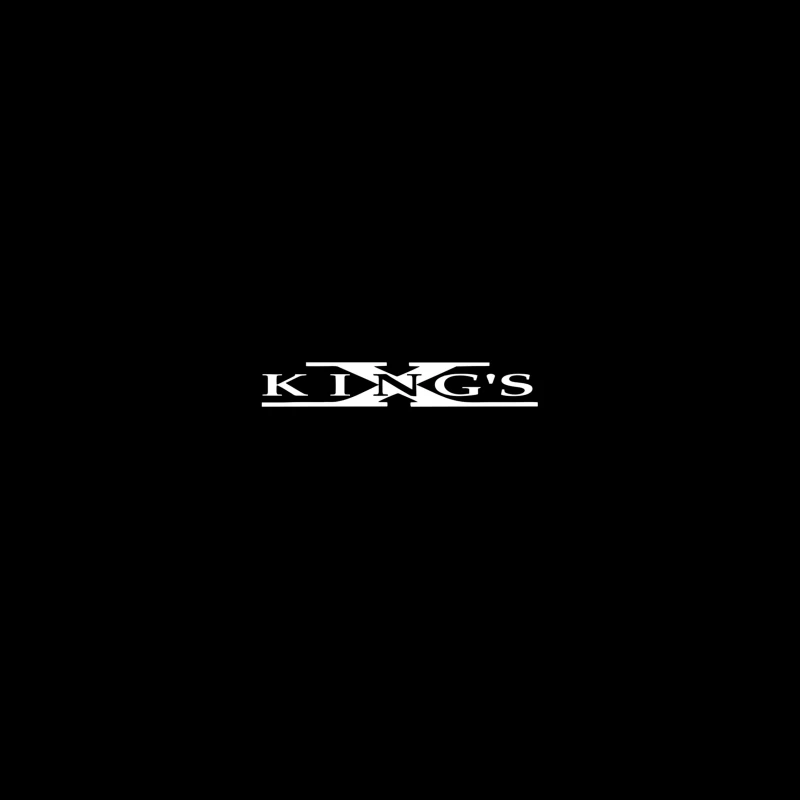 King's Text Logo Outline Design iPhone Case