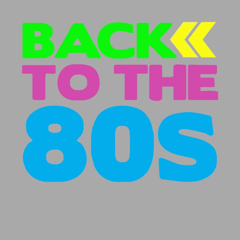 BACK TO THE 80s Male Pullover Hoodie