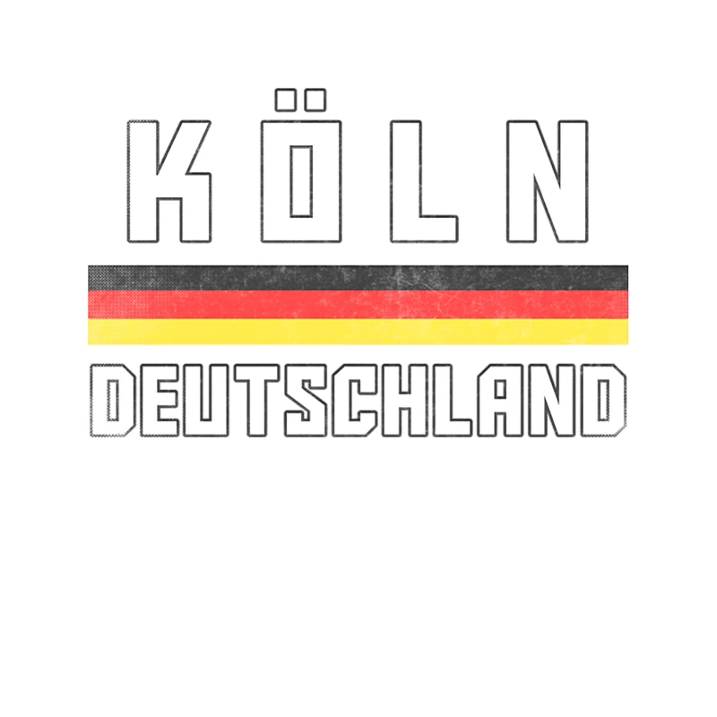 Cologne  Germany Faded Style Region Design Tapestry