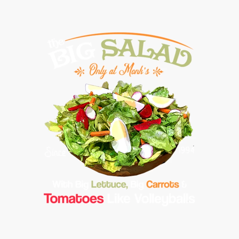 The Big Salad Cotton Tote Bag