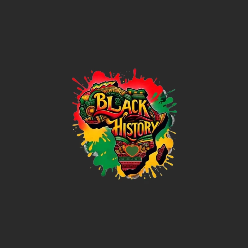 Black History Celebration Artwork Baseball Cap