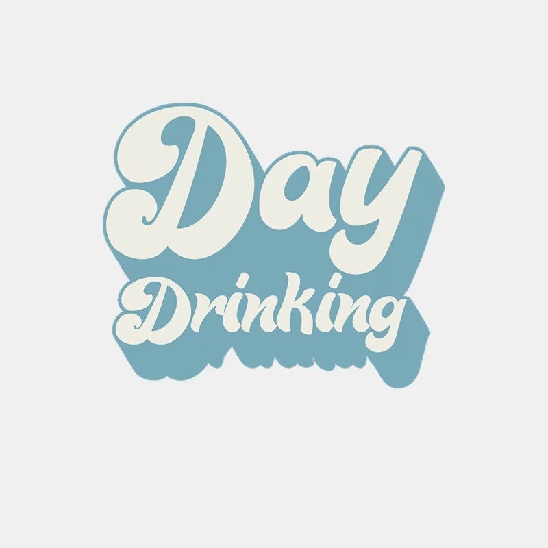 Day Drinking - Typography Booze Lover Design Male Tank Top