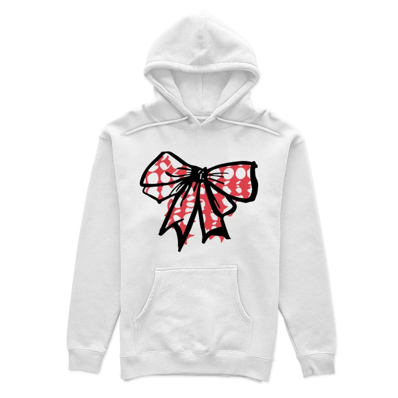 Elegante Schleife mit Punkten Damen Pullover Hoodie