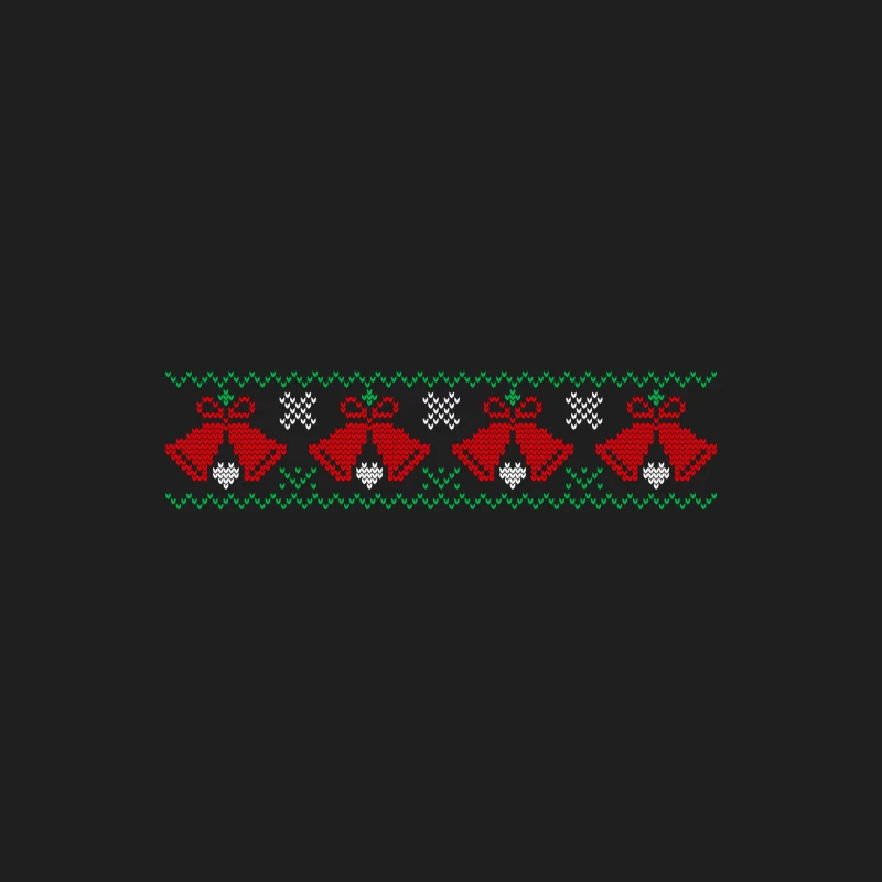 Motif de Noël avec cloches rouges et flocons de neige Homme Débardeur