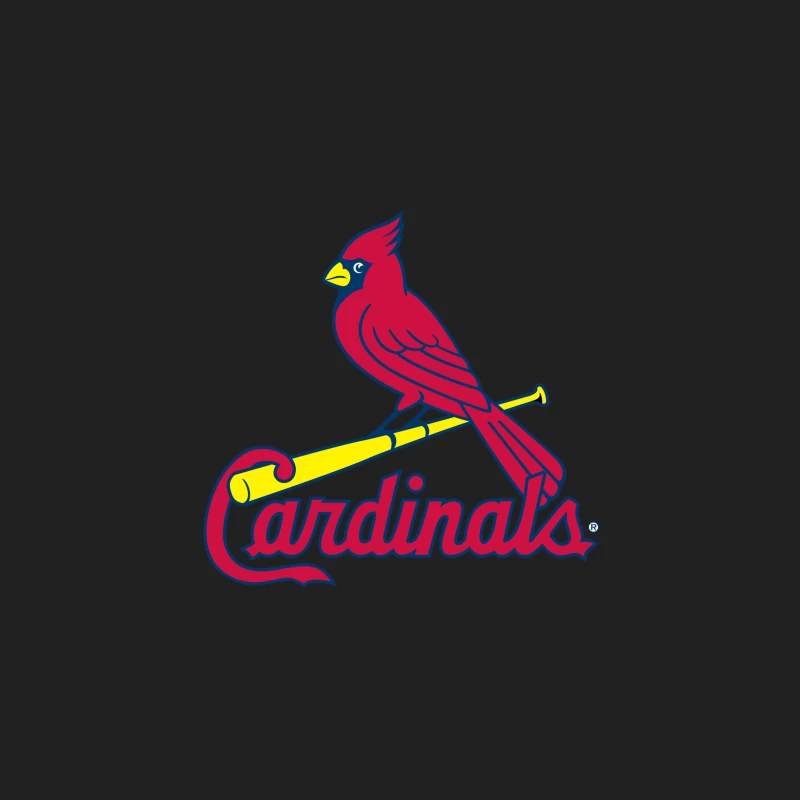 St. Louis Cardinals MLB Team Logo with Red Cardinal Mascot Bucket Hat