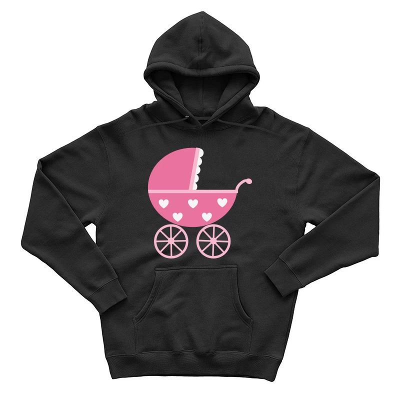 Landau rose avec coeurs blancs Homme Sweat à capuche