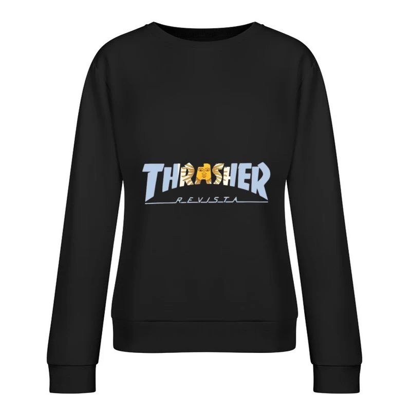 Design de masque solaire Thrasher Femme Sweat-shirt à enfiler