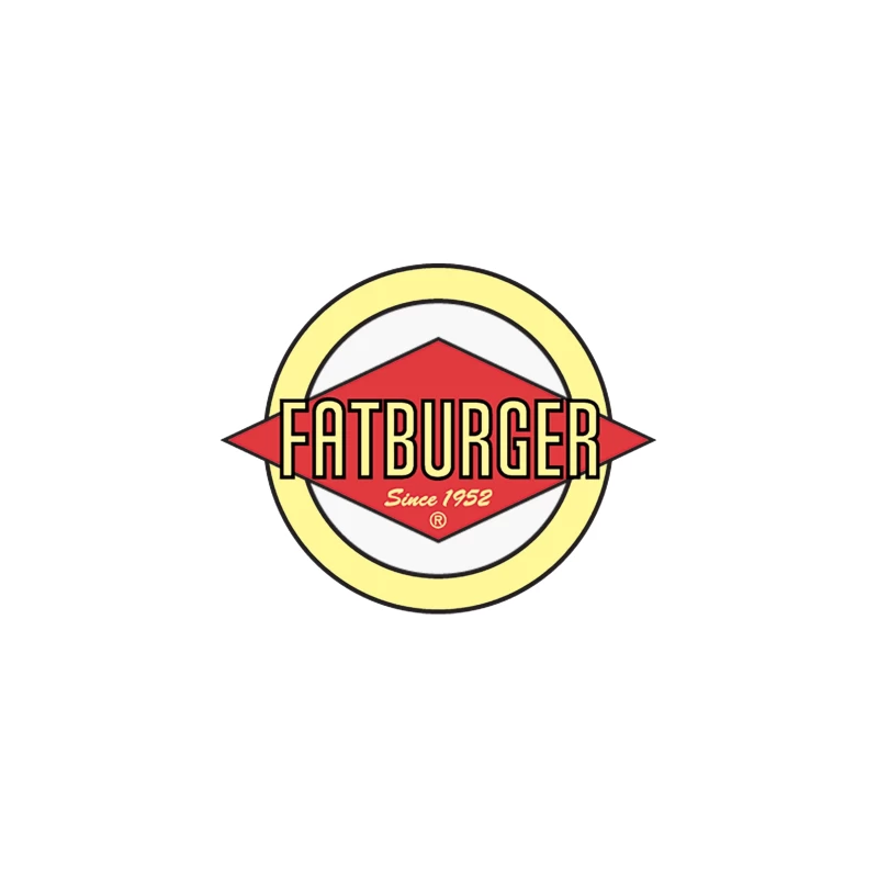 Fatburger Restaurant Classic Logo Design Since 1952 Desk Mat