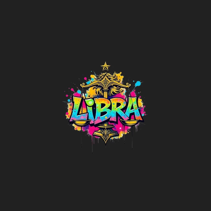 Liberal Zodiac Sign Art Bucket Hat