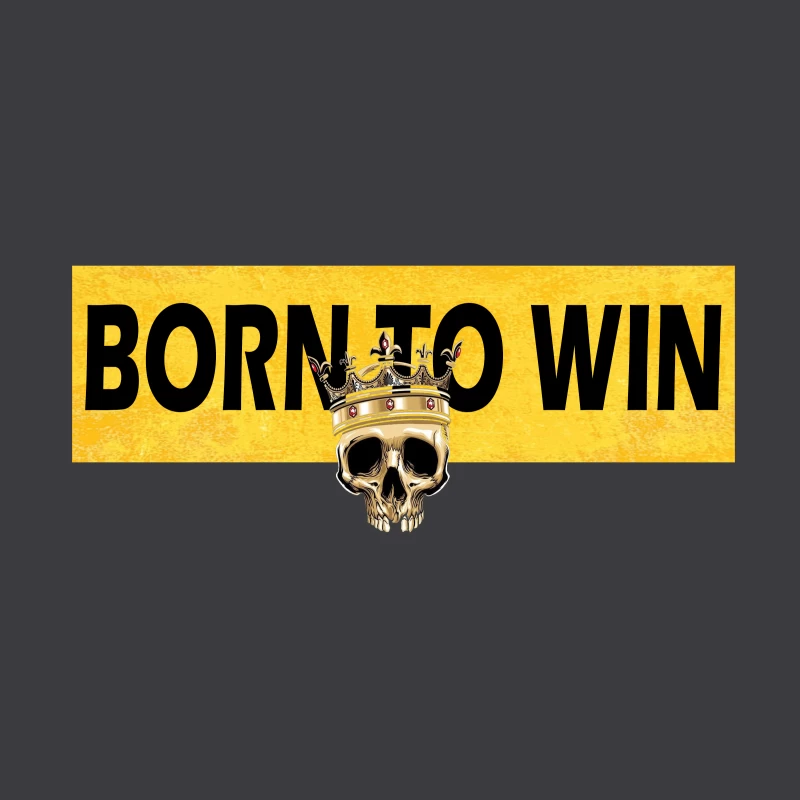 Born to Win Graphic Design Travel Mug