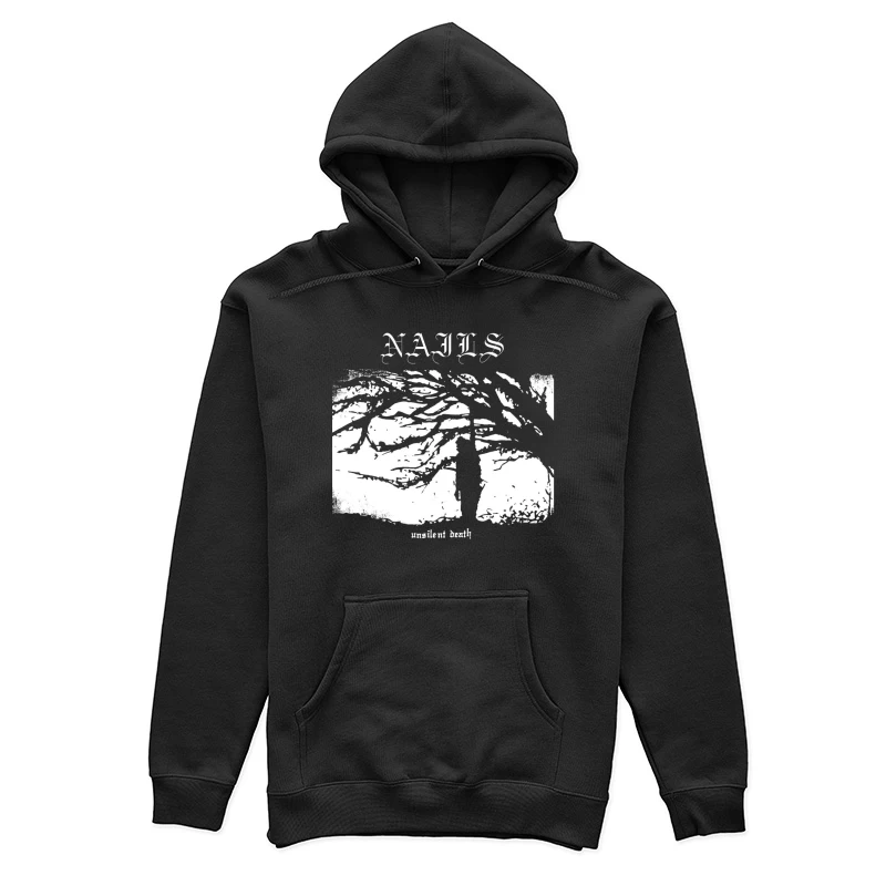 Nails Unsilent Death Female Pullover Hoodie