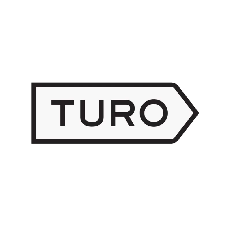 Turo Car-Sharing Service Minimalist Arrow Logo Pin