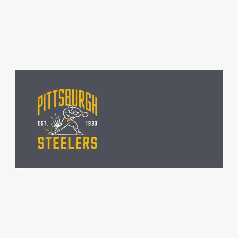 Vintage Style Pittsburgh Steelers NFL Football Team Logo Design Coffee Mug