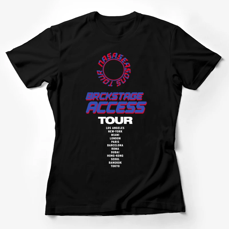 Backstage Zugang Welttour Damen T-Shirt